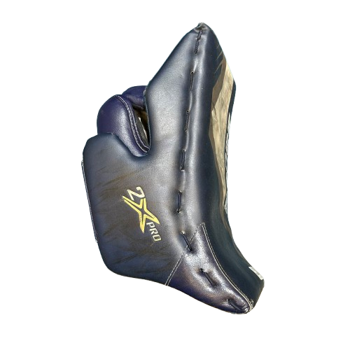 Bauer Vapor 2X Pro - Bloqueur de gardien Pro d'occasion (bleu marine/doré/blanc)